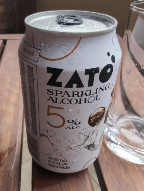 zato sparkling alcohol 5.0%, United Winery & Distillery Co. LTD, Thailand