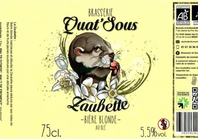 Zaubette, Brasserie De Quat'Sous