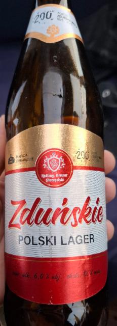 zdunskie lager 6.0%, Kultowy Browar Staropolski, Poland