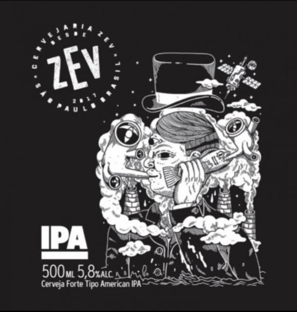 Zev IPA 6.5%, Cervejaria ZEV, Brazil