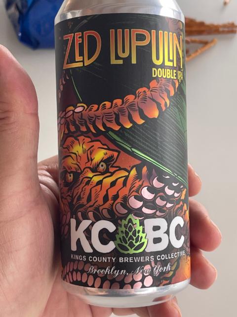 Zed Lupulin 8.5%, Kings County Brewers Collective KCBC, United States