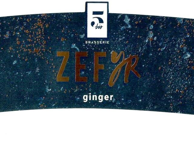 Zefyr Ginger 5.0%, Brasserie Du 5 Bis, France