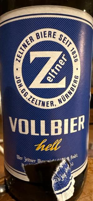 Zeltner Vollbier Hell, Zeltner