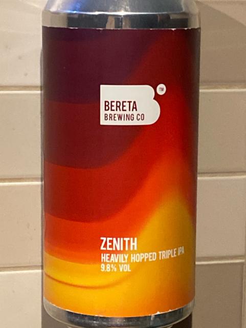 Zenith (2025) 9.8%, Bereta Brewing Co, Romania