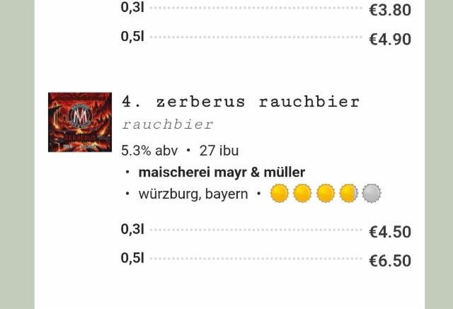 Zerberus 5.3%, Maischerei Mayr&Müller, Germany