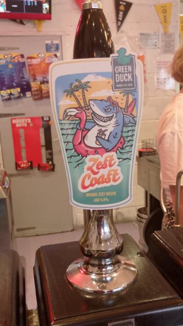 Zest Coast 5.4%, Green Duck Beer Co., England