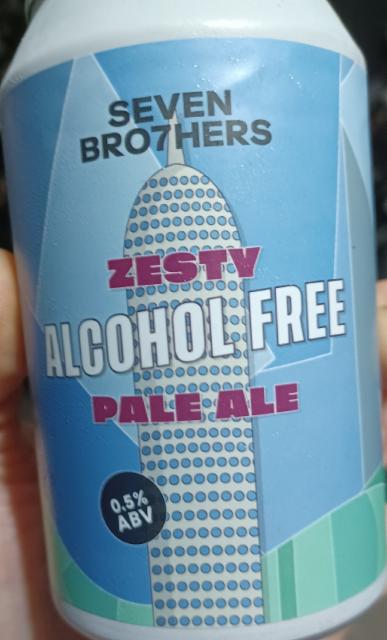 Zesty Alcohol Free Pale Ale 0.5%, Seven Bro7hers Brewing Co., England