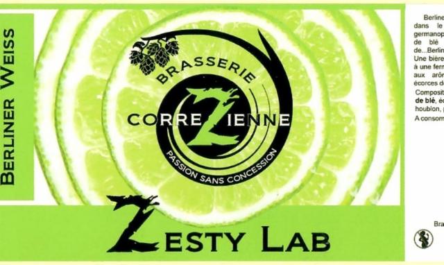 Zesty Lab 4.2%, Brasserie Corrézienne, France