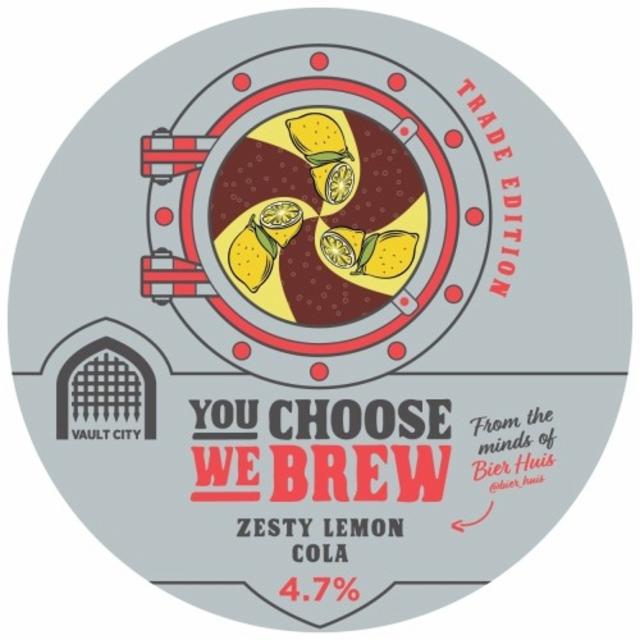 Zesty Lemon Cola 4.7%, Vault City Brewing, Scotland