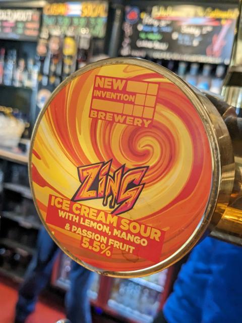 zing 5.5%, New Invention Brewery, England