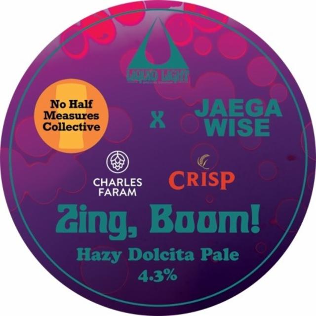 Zing, Boom! 4.3%, Liquid Light Brew Co, England