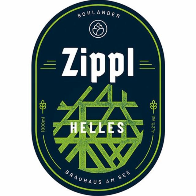 Zippl Helles 4.4%, Brauhaus am See Sohland, Germany