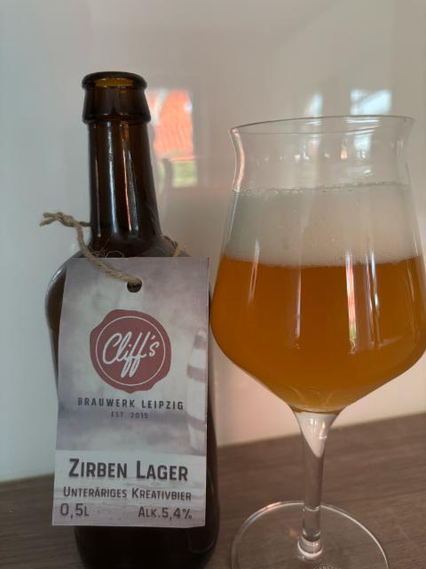 Zirben Lager 5.4%, Cliff's Brauwerk, Germany
