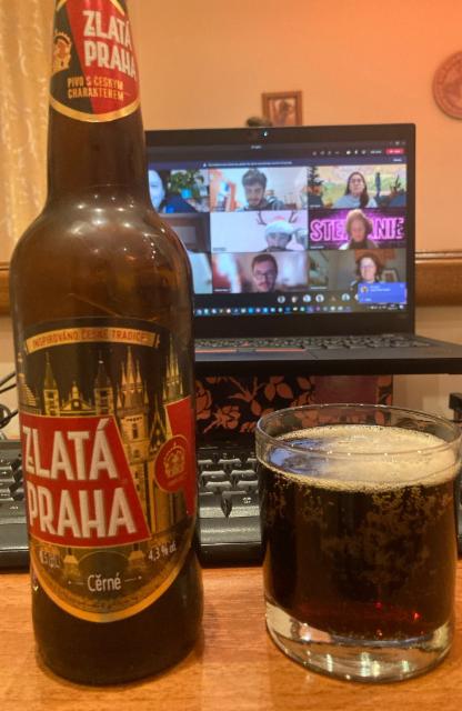 Zlatá Praha Černé 4.3%, Obolon / Оболонь, Ukraine