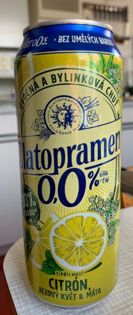 Zlatopramen Radler Citron Bezovy Kvet Mata 0.0%, Zlatopramen (Heineken), Czech Republic