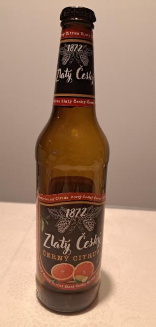 Zlatý Český Černy Citrus 4.0%, Pivovar Nová Paka, Czech Republic