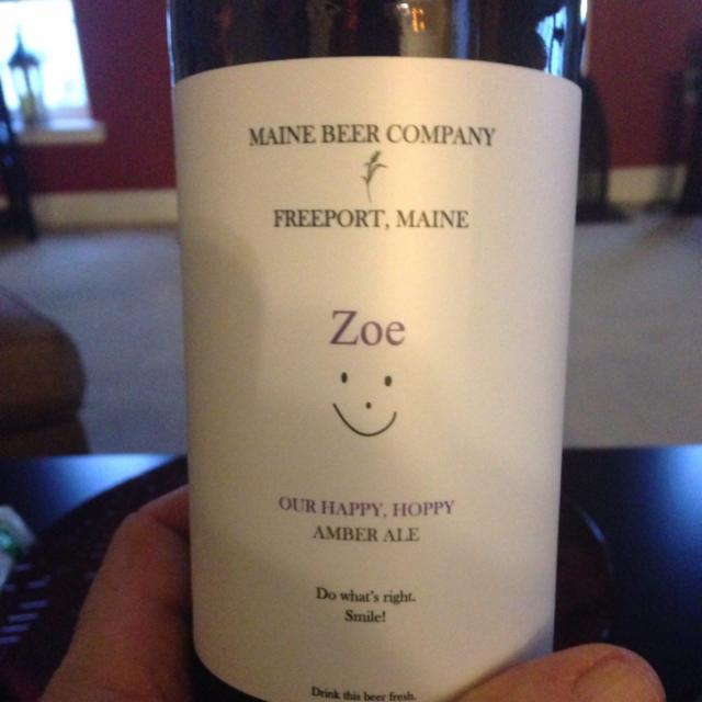 Zoe 7.2%, Maine Beer Company, United States