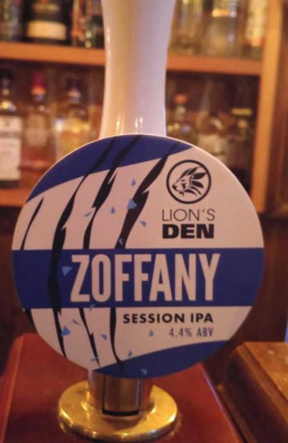 Zoffany 4.4%, Lions Den Microbrewery, United Kingdom