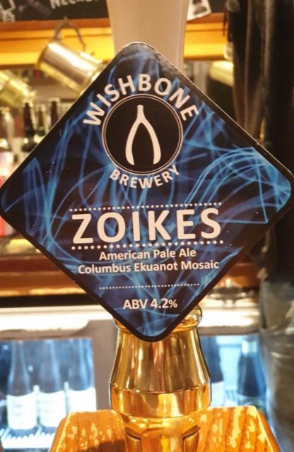 Zoikes 4.2%, Wishbone Brewery, England