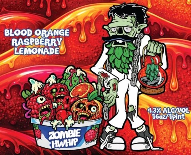 Zombie HWhip: Blood Orange Raspberry Lemonade, Beer Zombies Brewing Co.