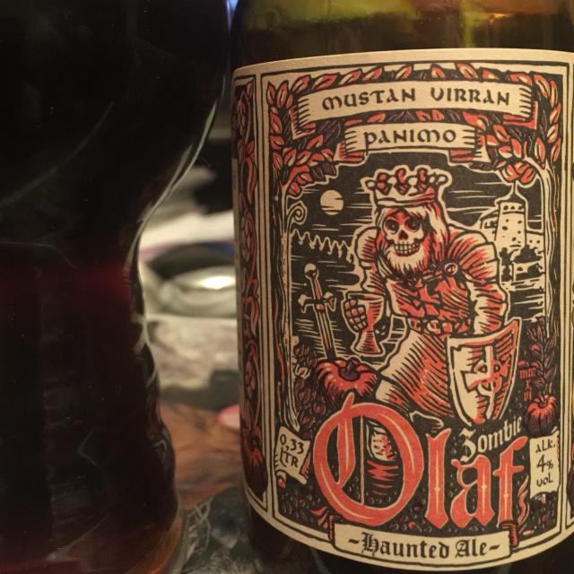 Zombie Olaf Haunted Ale 4.0%, Olaf Brewing, Finland