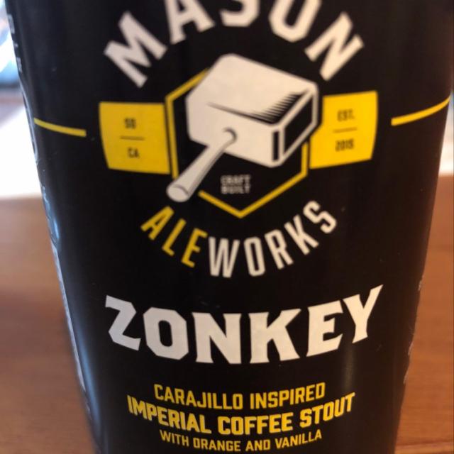 Zonkey 10.0%, Mason Ale Works, United States