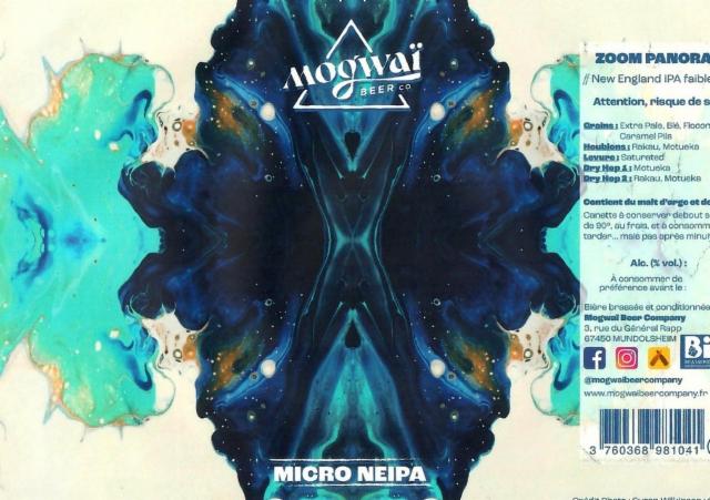 Zoom Panoramique 1.5%, Mogwaï Beer Company, France