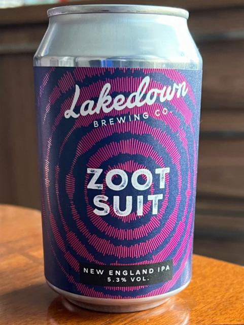 Zoot Suit 5.3%, Lakedown Brewing Co., England