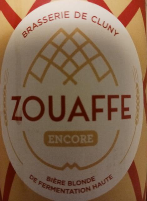 zouaffe encore 4.9%, Brasserie Artisanale De Cluny - Zouaffe, France