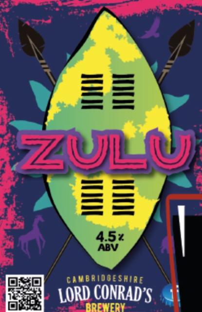 Zulu 6.0%, Lord Conrad's Brewery, England