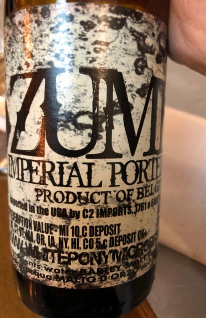 Zumbi 9.4%, White Pony Micro Brewery, Belgium