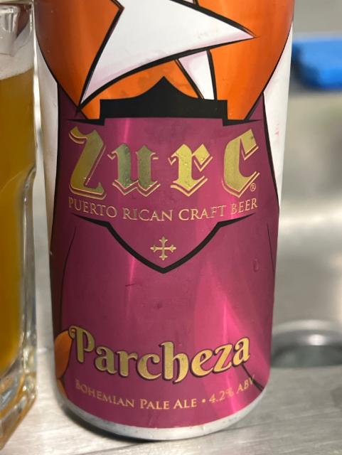 Zurc parcheza 4.2%, Miramar brewing, Puerto Rico