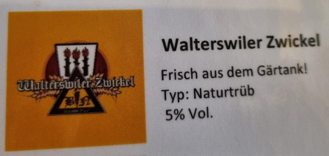 Zwickel 5.0%, Napf Brauerei GmbH, Switzerland