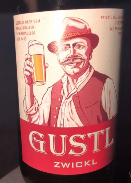 Gustl Zwickl 4.9%, Bürgerbräu Bad Reichenhall, Germany
