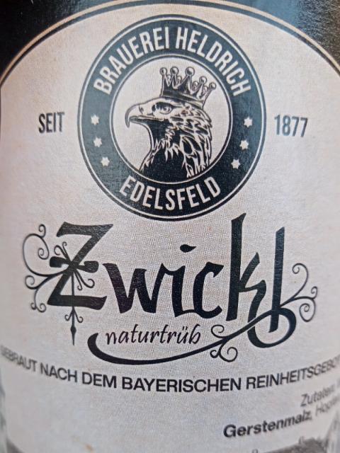 Zwickl naturtrüb, Heldrich