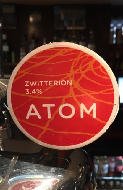 Zwitterion 3.4%, Atom Beers, England