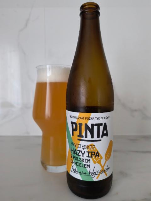 Zwycięskie Hazy IPA z polskim chmielem 6.0%, Browar PINTA, Poland
