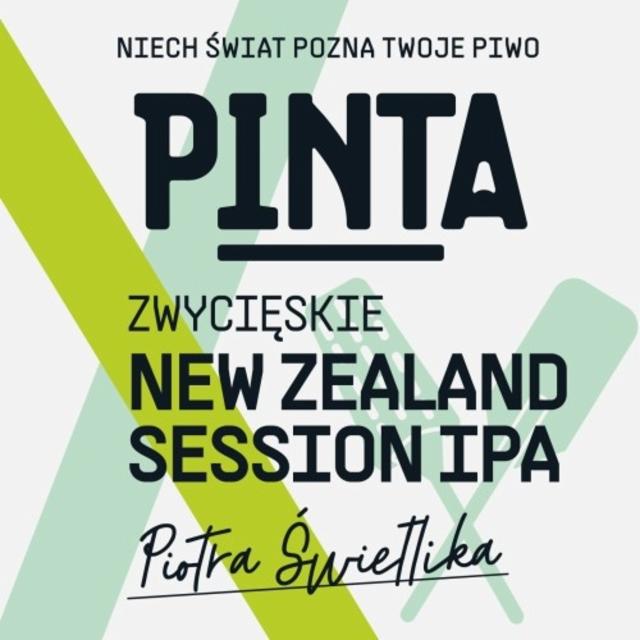 Zwycięskie New Zealand Session IPA 5.0%, Browar PINTA, Poland