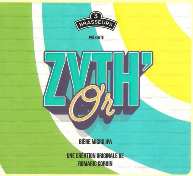 Zyth'Or 2.8%, Les 3 Brasseurs / The 3 Brewers Lille, France