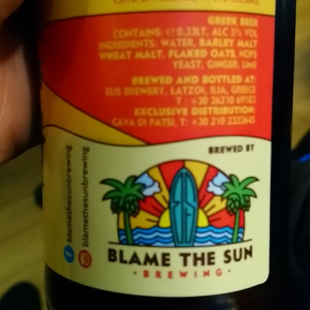 Blame the Sun Brewing