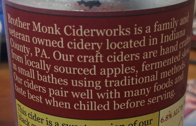 Brother monk ciderworks