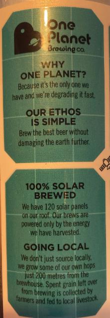 One Planet Brewing Co.