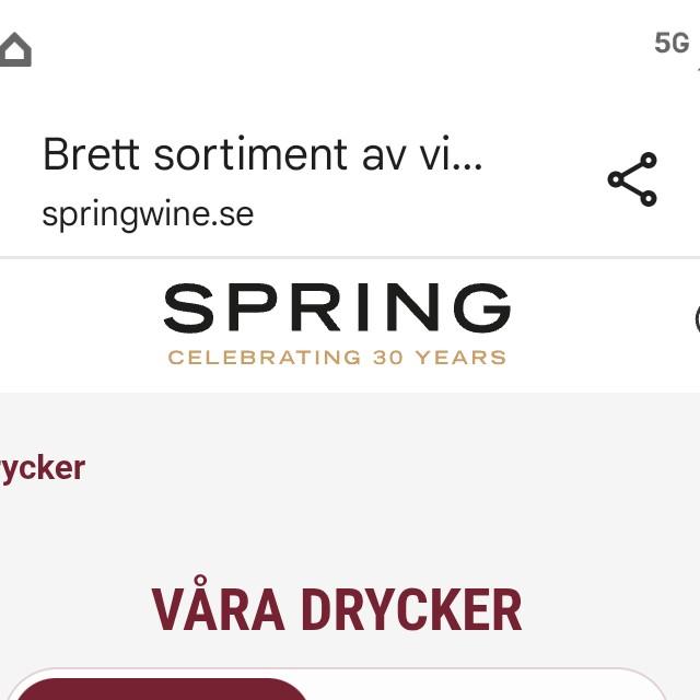 Spring Wine & Spirits