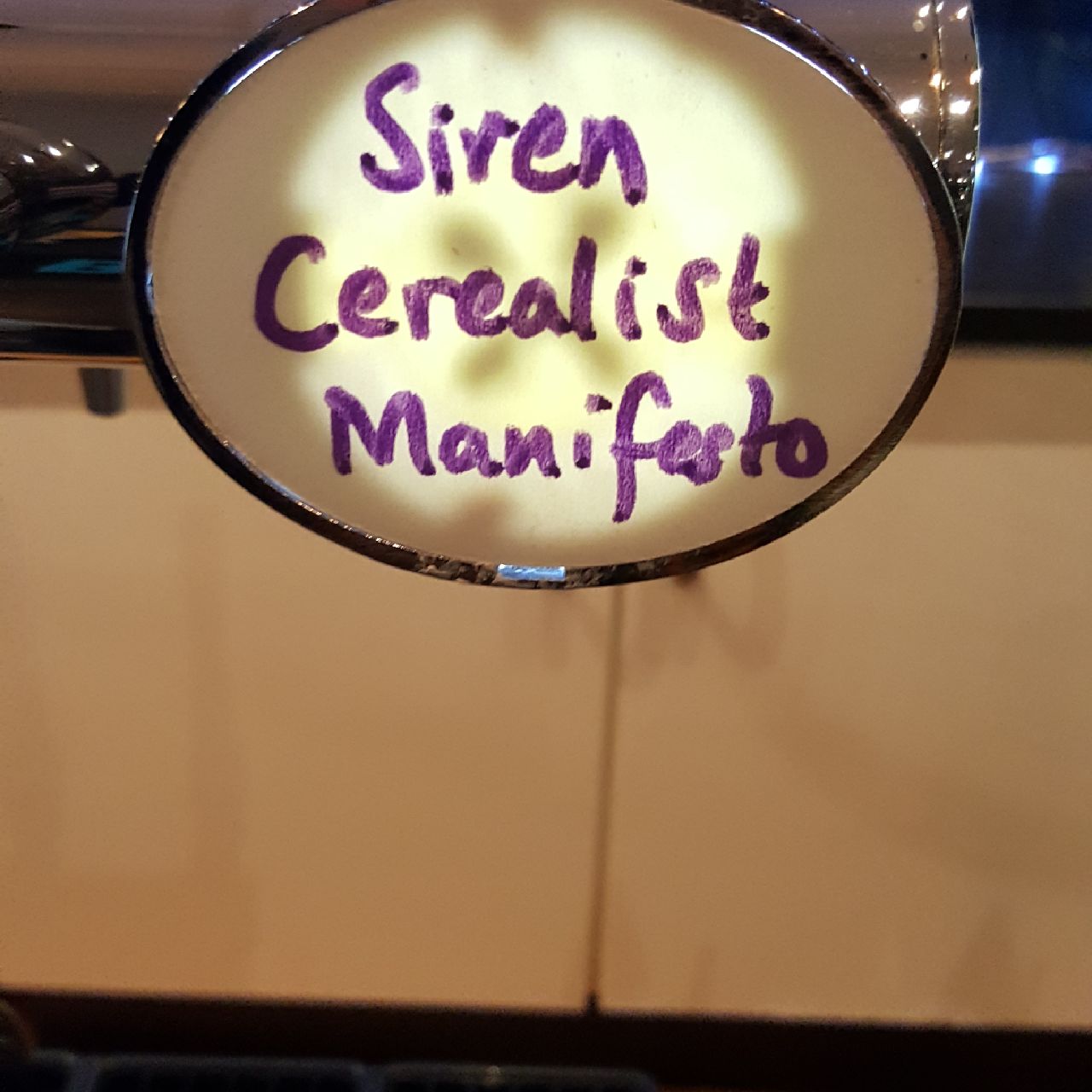 Cerealist Manifesto, England