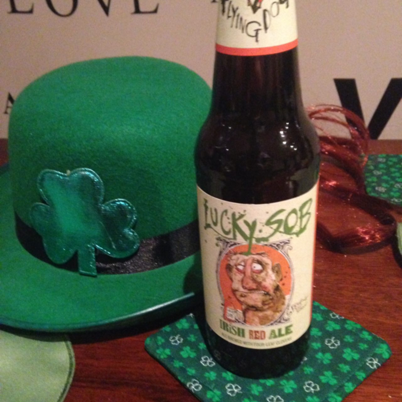 Lucky SOB Irish Red Ale, United States