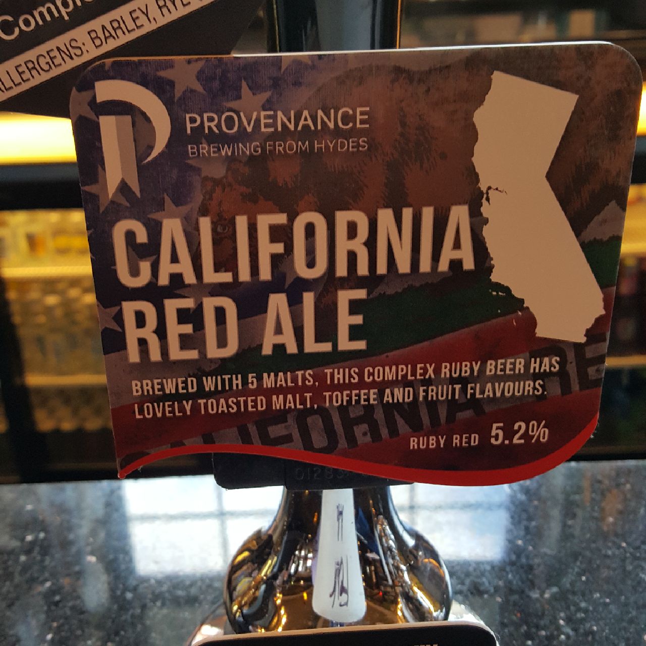 California Red Ale, England