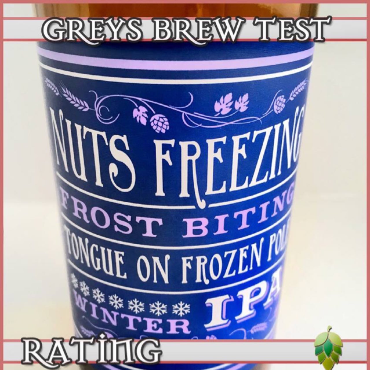 Nuts Freezing Frost Biting Tongue On Frozen Pole Winter IPA, Finland