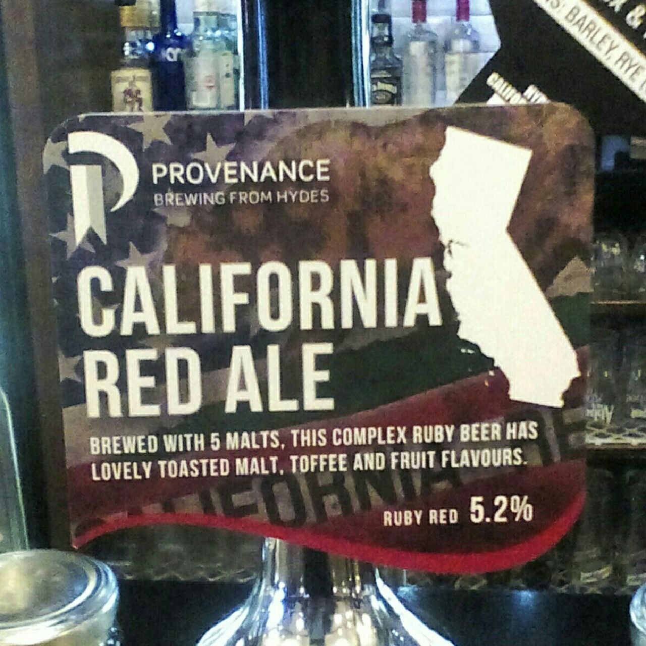 California Red Ale, England