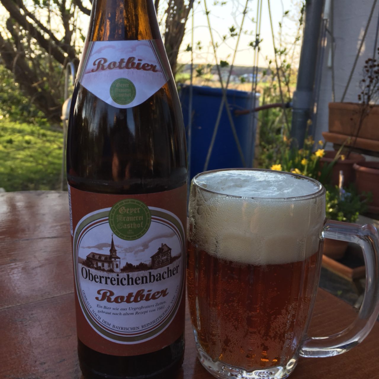 Oberreichenbacher Rotbier, Brauereigasthof Geyer, Oberreichenbach