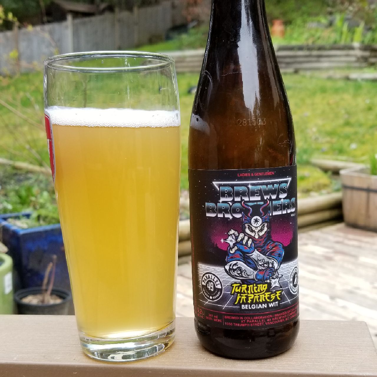 Brews Brothers Turning Japanese Belgian Wit, Canada